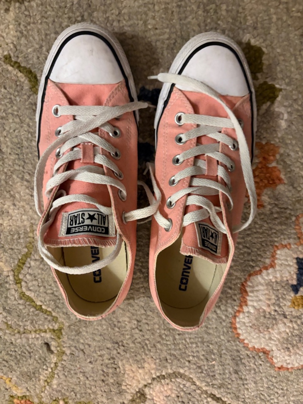 Converse Low Top Sneakers - Coral